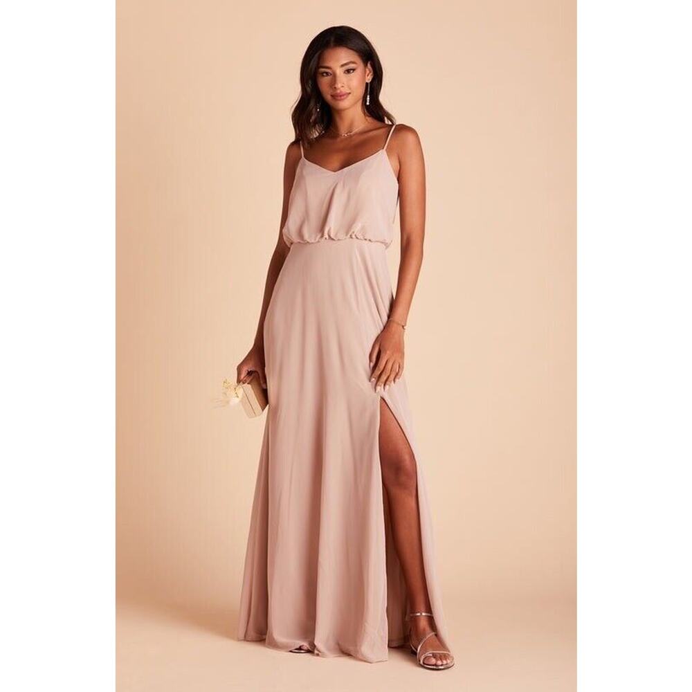 Birdy Grey Size XS Gwennie Dress Pale Blush Bridesmaid Formal Wedding NWT